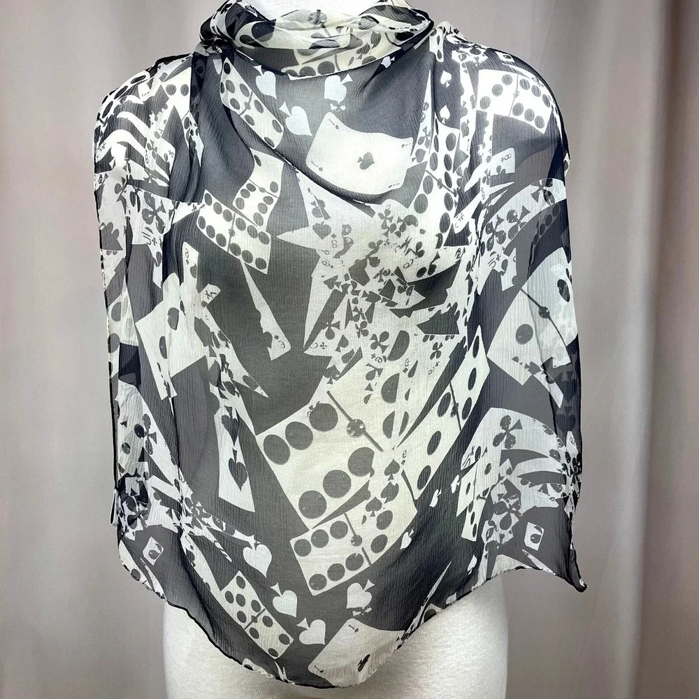 Vintage GALLIANO CHRISTIAN DIOR Silk Scarf Square‎ 27